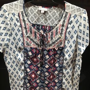 pullover blouse 100% polyester